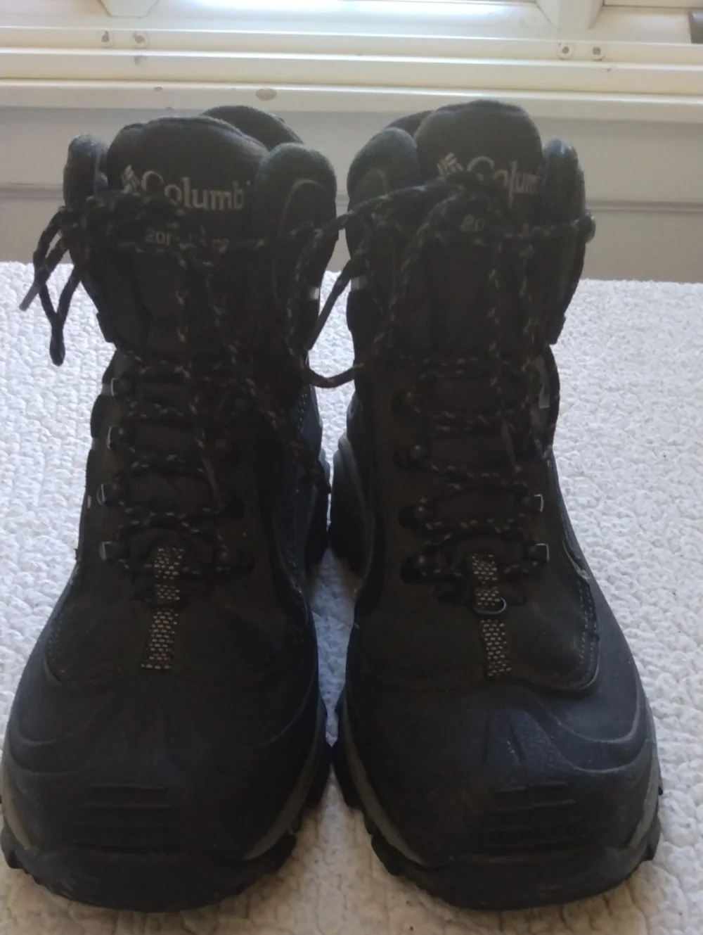 Columbia Black Omnitech Winter/Snow/Hiking Boots  10.5 Wide